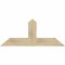 Ekena Millwork Portland Rough Sawn Timber Gable Bracket, Douglas Fir, 48"W x 20"H x 4"D x 6"F, 10/12 Pitch GBW048X20X0406POR00RDF - alternate 1